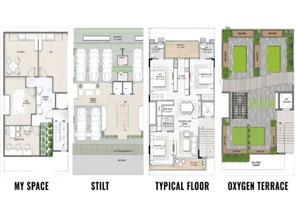 M3M Soulitude Sector 89 3.5 BHK Floor Plan